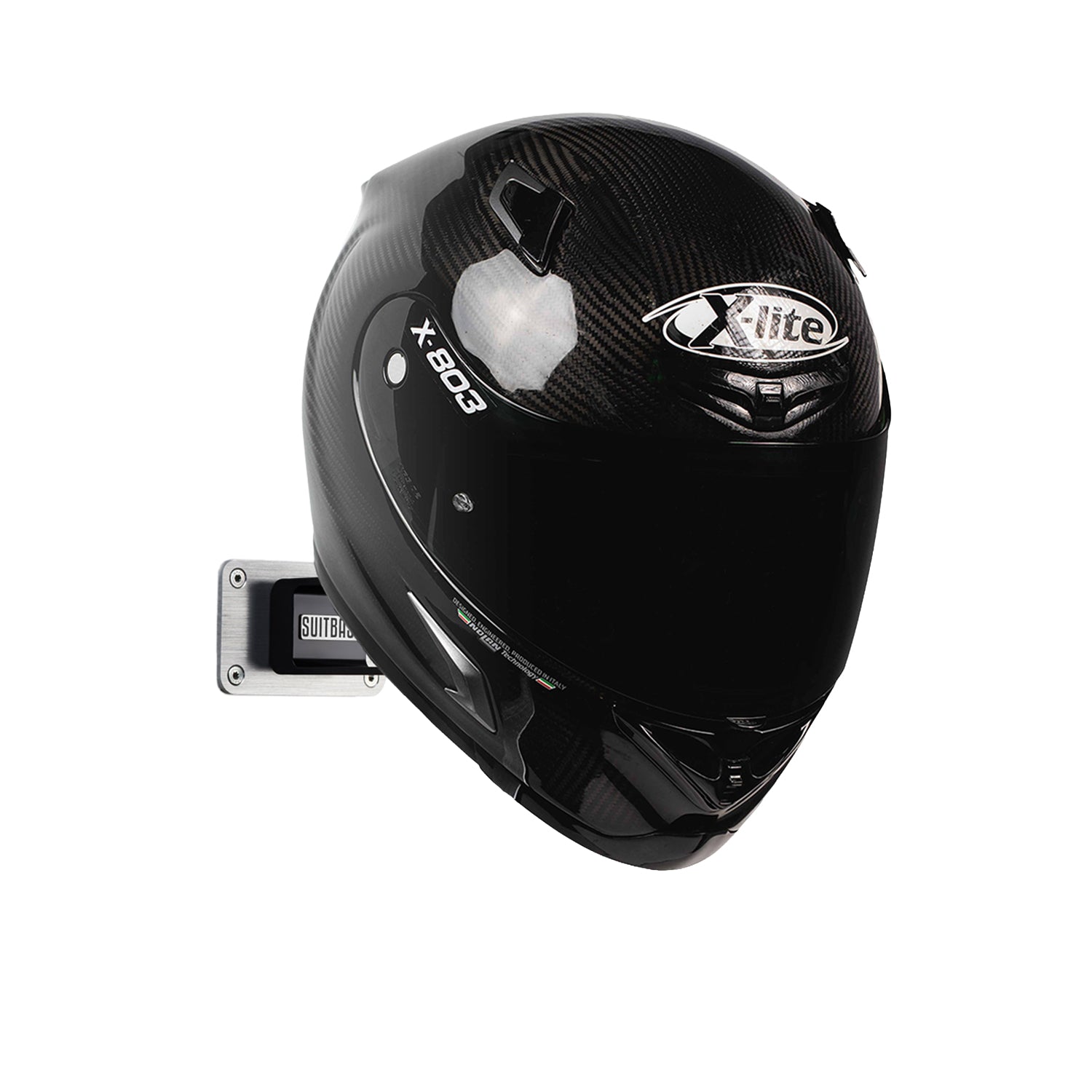 SUITBASE® HEAD V4 - Motorradhelm Wandhalterung aus Aluminium