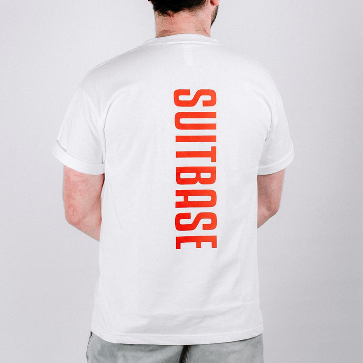 SUITBASE® Shirt Backprint Blanc